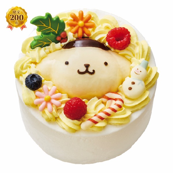 [イオンＸサンリオキャラクターズ]　ポムポムプリンのクリスマスケーキ【M0025】 商品サムネイル